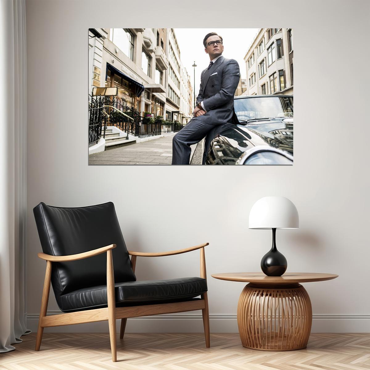 Taron Welsh Cinema Actor Famous Artist Poster Wall Art Print Home Wall Decor - xonomax