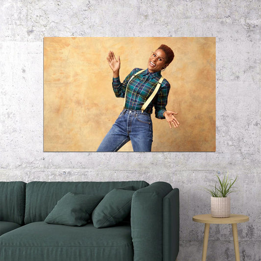 Issa Rae American Cinema Actor Screenwriter Poster Wall Art Print Home Wall Decor - xonomax