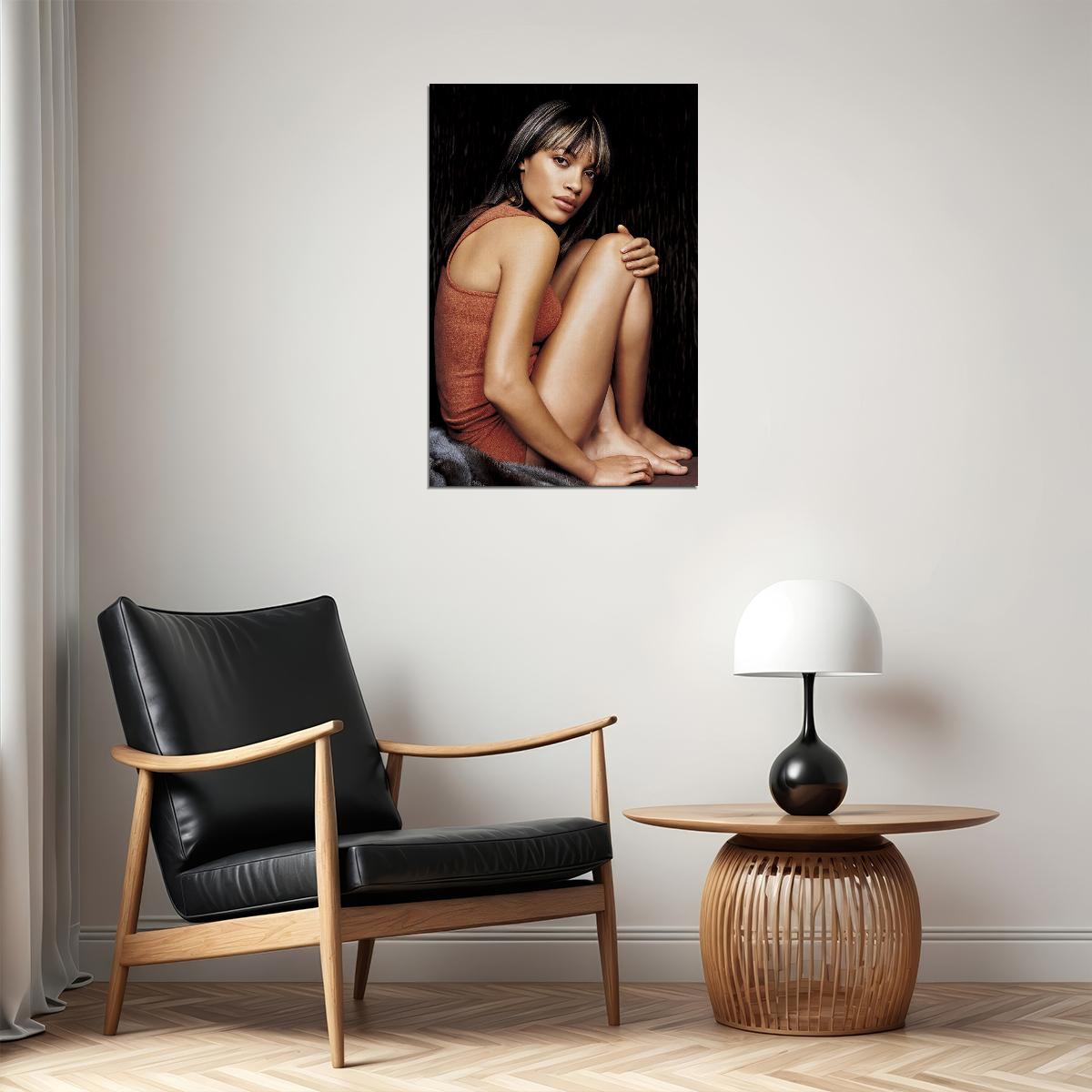 Rosario Dawson American Women Actress Voice Actress Poster Wall Art Print Home Wall Decor - xonomax