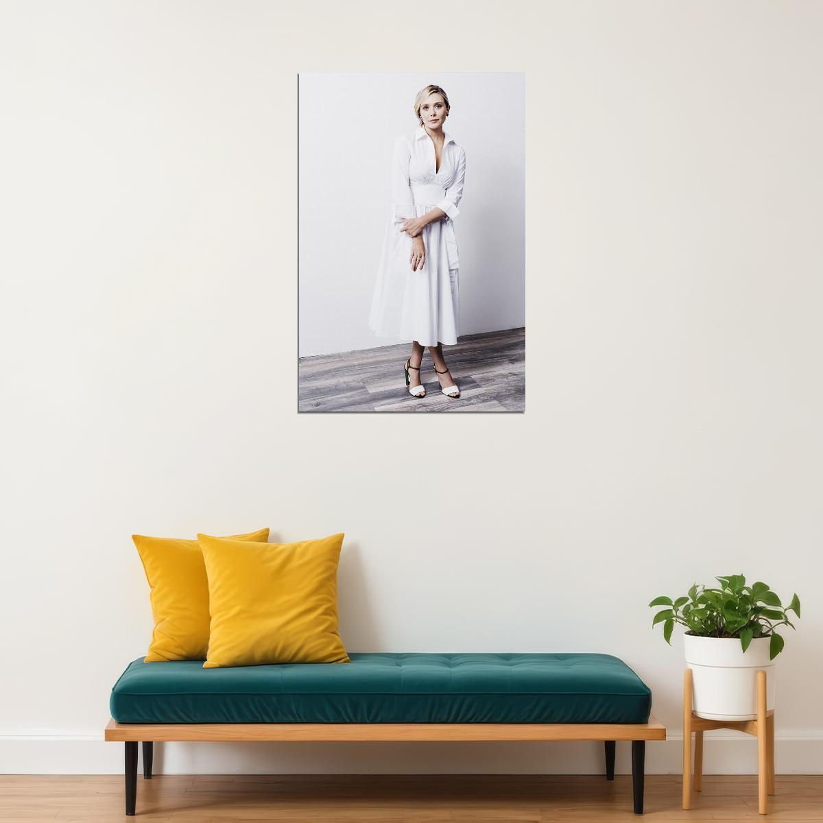 Elizabeth Olsen American Tv Series Actress Artist Poster Wall Art Print Home Wall Decor - xonomax