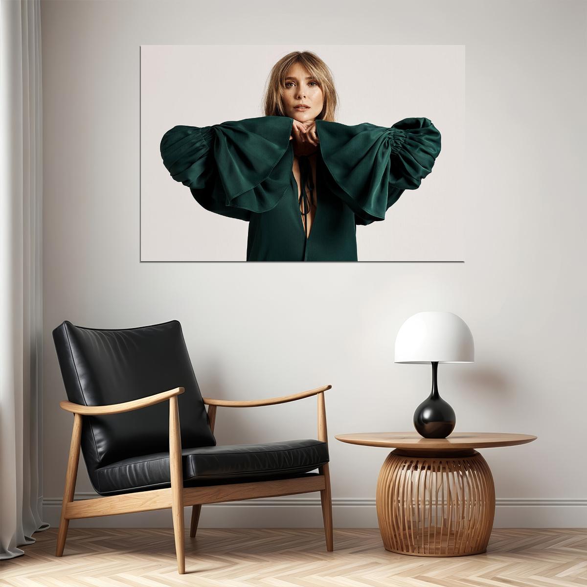 Elizabeth Olsen American Movie Actress Beauty Woman Poster Wall Art Print Home Wall Decor - xonomax