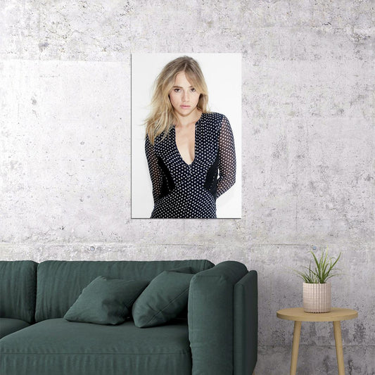 Suki Waterhouse British Movie Actress Musician Artist Poster Wall Art Print Home Wall Decor - xonomax