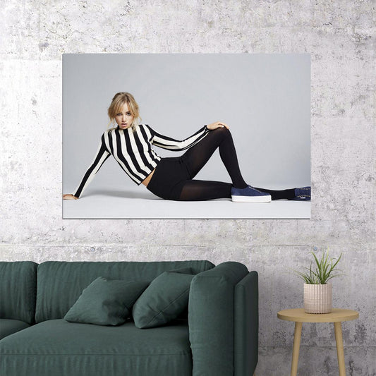Suki Waterhouse British Movie Actress Musician Model Poster Wall Art Print Home Wall Decor - xonomax