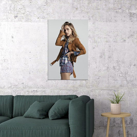 Suki Waterhouse British Woman Cinema Actress Musician Poster Wall Art Print Home Wall Decor - xonomax