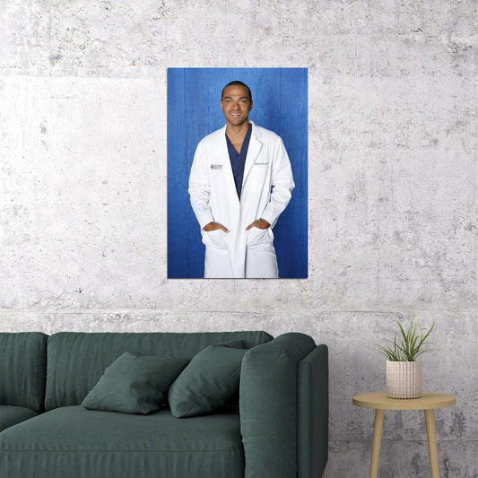 Jesse Williams American Cinema Actor Audio Book Narrator Poster Wall Art Print Home Wall Decor - xonomax