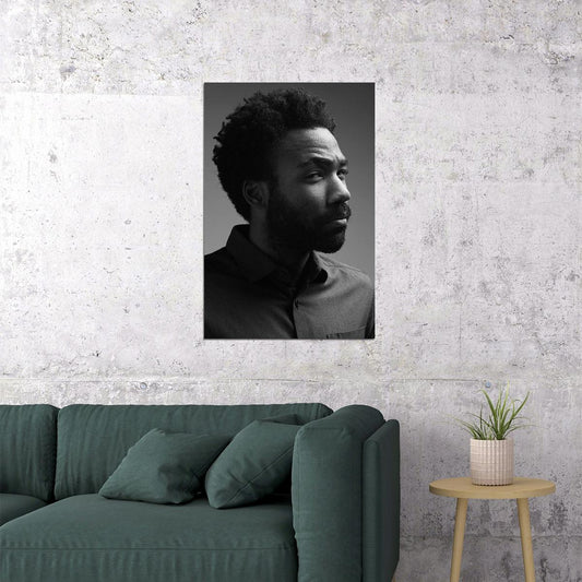 Donald Glover American Cinema Actor Musician Artist Poster Wall Art Print Home Wall Decor - xonomax