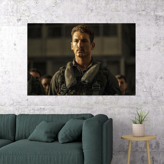 Miles Teller American Cinema Actor Famous Artist Poster Wall Art Print Home Wall Decor - xonomax