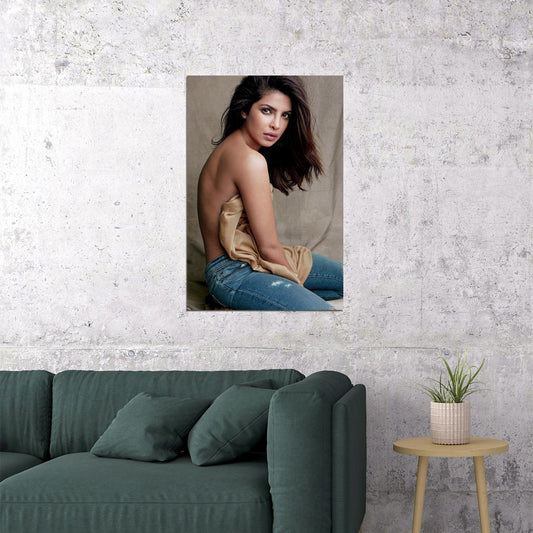 Priyanka Chopra Indian Woman Actress Singer Beauty Artist Poster Wall Art Print Home Wall Decor - xonomax