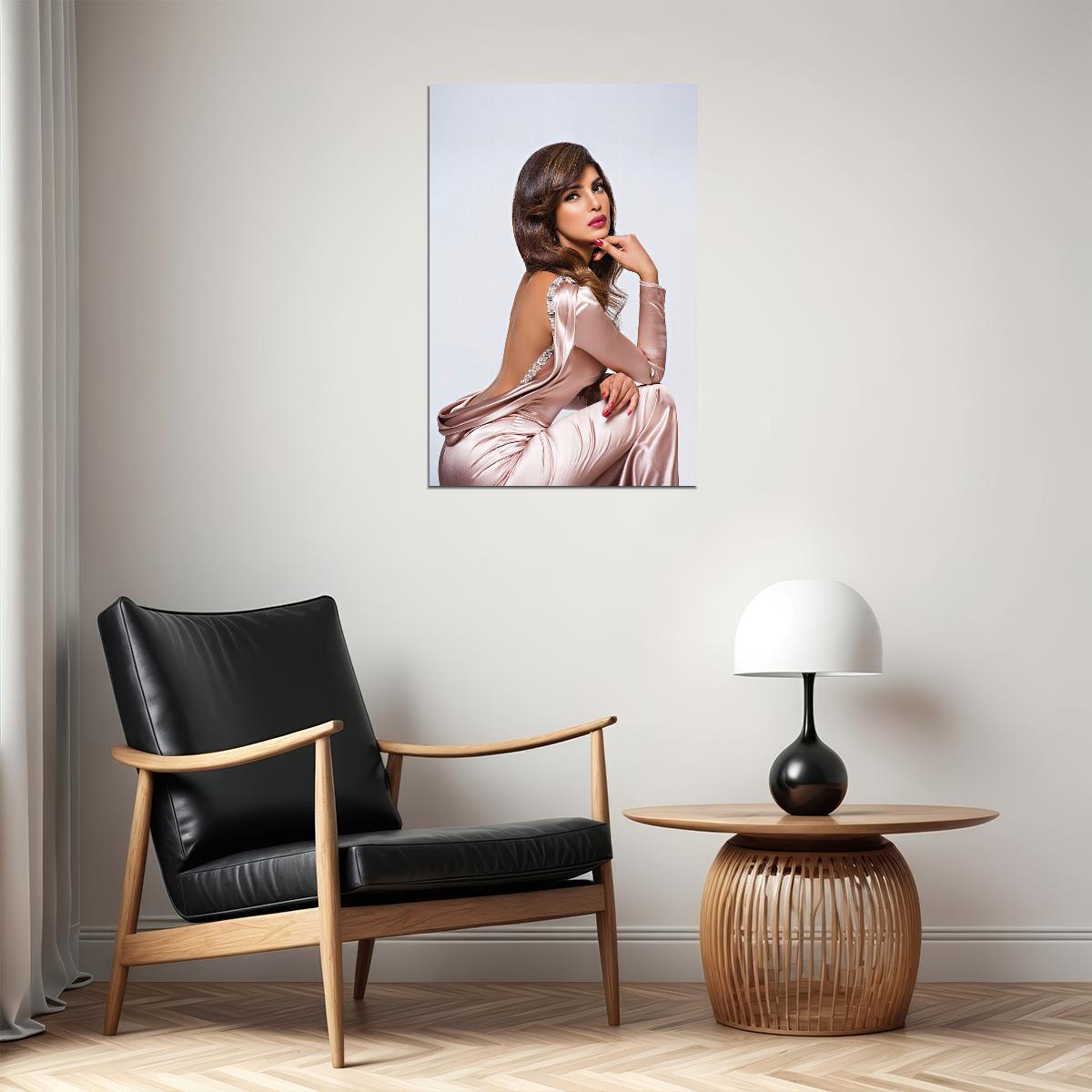 Priyanka Chopra Indian Famous Woman Actress Singer Poster Wall Art Print Home Wall Decor - xonomax
