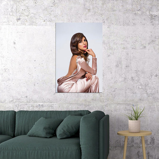 Priyanka Chopra Indian Famous Woman Actress Singer Poster Wall Art Print Home Wall Decor - xonomax