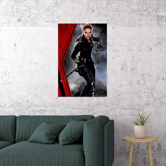 Black Widow Movie Adventure Action Superhero Drama Poster Wall Art Print Home Wall Decor - xonomax