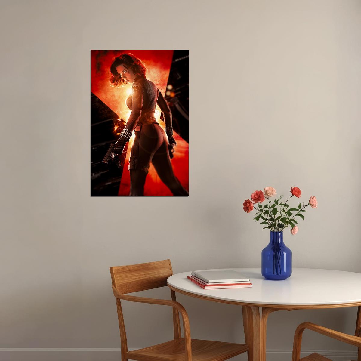 Black Widow Movie Superhero Action Adventure Poster Wall Art Print Home Wall Decor - xonomax