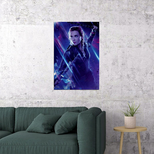 Black Widow Movie Fighting Warriors Action War Poster Wall Art Print Home Wall Decor - xonomax
