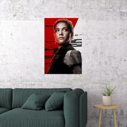 Black Widow Movie Great Threat Superhero Action Poster Wall Art Print Home Wall Decor - xonomax