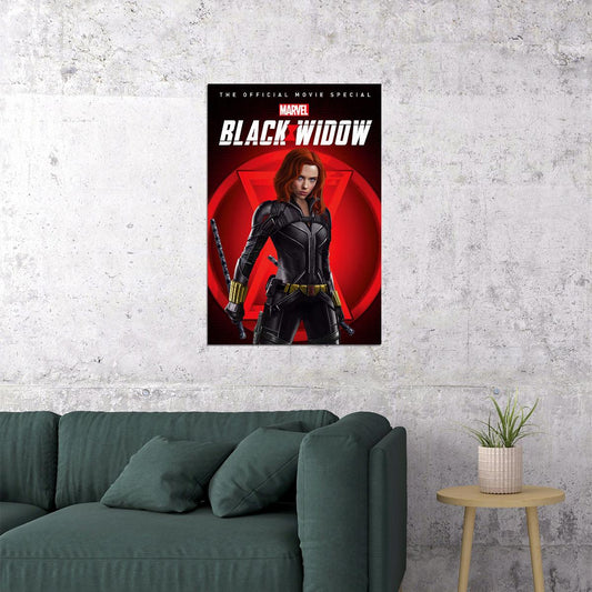Black Widow Movie Adventure Superhero Action Poster Wall Art Print Home Wall Decor - xonomax