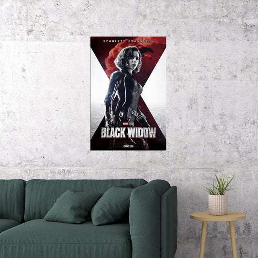 Black Widow Movie Superhero Adventure Action Poster Wall Art Print Home Wall Decor - xonomax