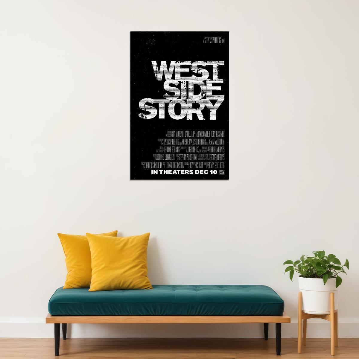 West Side Story Movie Crime Drama Musical Poster Wall Art Print Home Wall Decor - xonomax