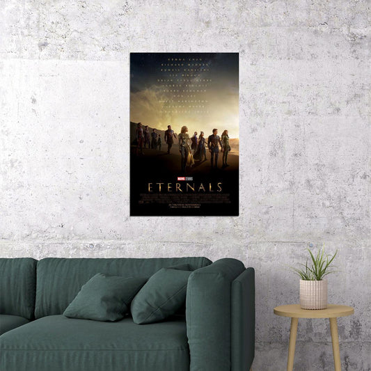 Eternals Movie Fantasy Action Adventure Poster Wall Art Print Home Wall Decor - xonomax