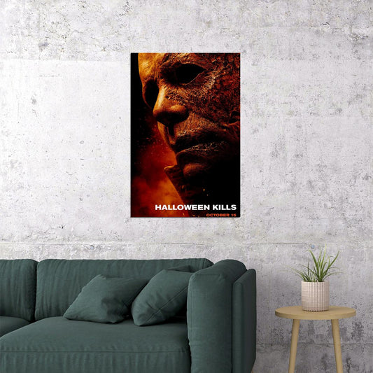 Halloween Kills Movie Horror Thriller Action Poster Wall Art Print Home Wall Decor - xonomax