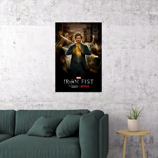 Iron Fist Movie Adventure Crime Action Poster Wall Art Print Home Wall Decor - xonomax