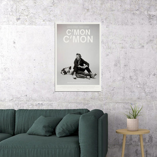 C'mon C'mon Movie Black White Poster Wall Art Print Home Wall Decor - xonomax