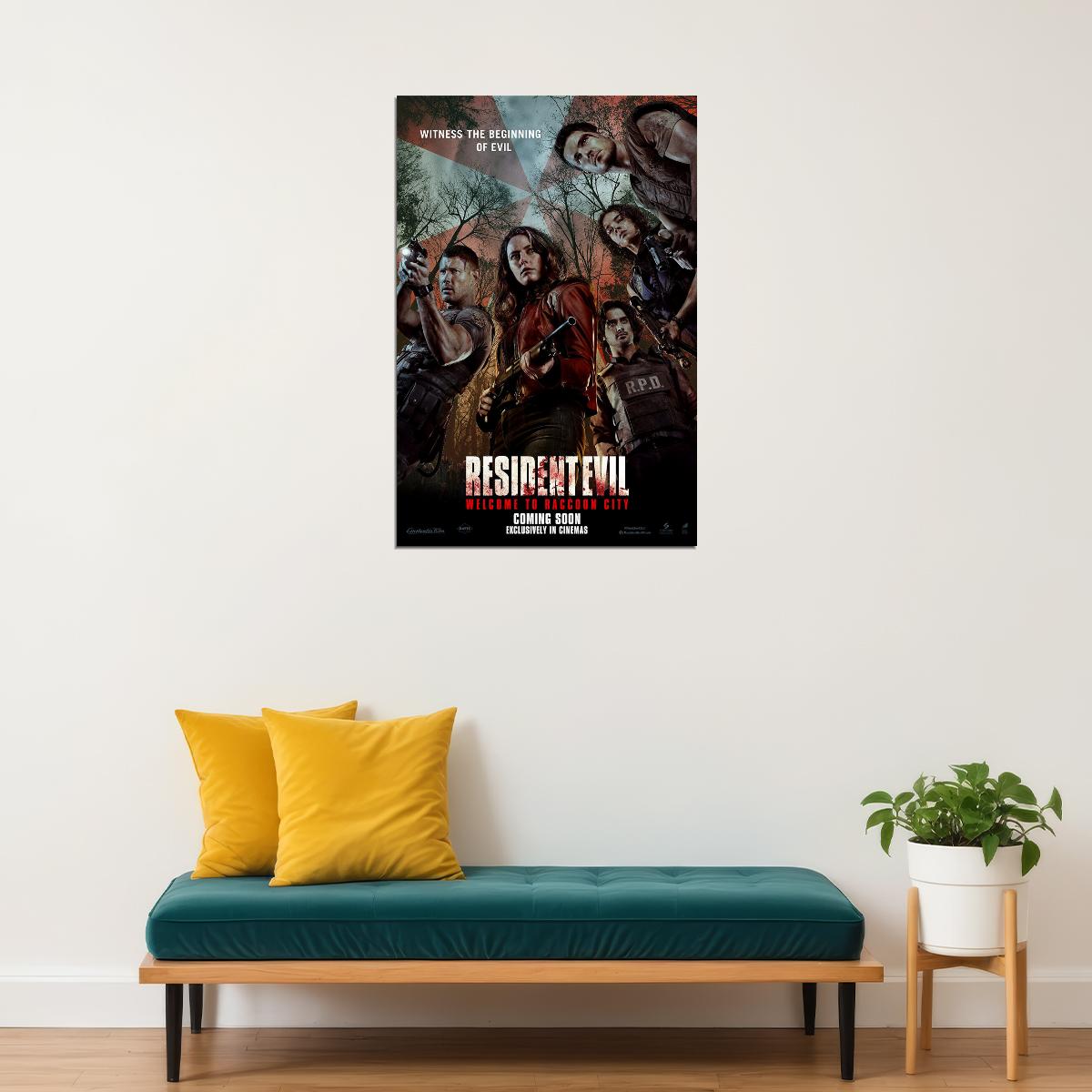 Resident Evil Welcome To Raccoon City Movie Poster Wall Art Print Home Wall Decor - xonomax
