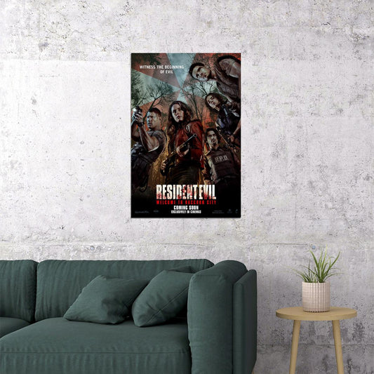 Resident Evil Welcome To Raccoon City Movie Poster Wall Art Print Home Wall Decor - xonomax
