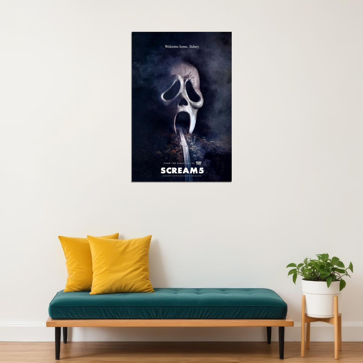 Scream Movie Mystery Thriller Horror Action Poster Wall Art Print Home Wall Decor - xonomax