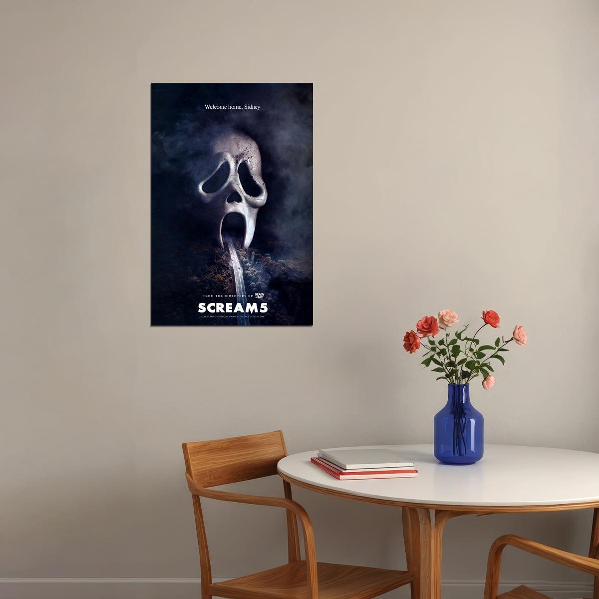 Scream Movie Mystery Thriller Horror Action Poster Wall Art Print Home Wall Decor - xonomax