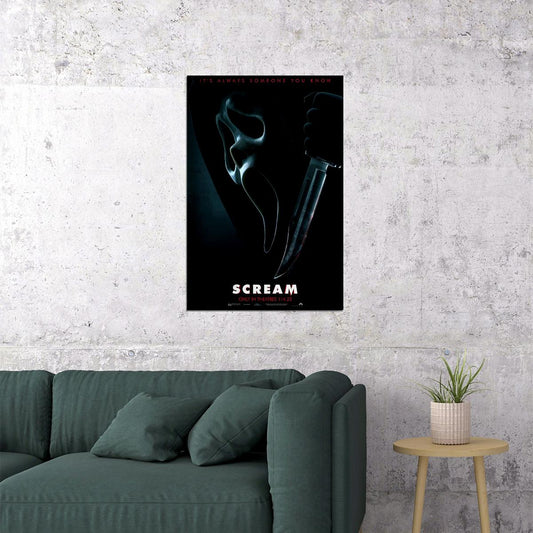 Scream Movie Horror Thriller Adventure Poster Wall Art Print Home Wall Decor - xonomax