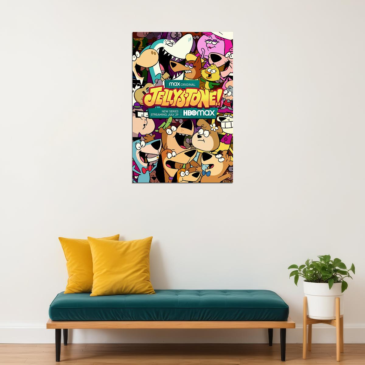 Jellystone Movie Animation Aciton Comedi Poster Wall Art Print Home Wall Decor - xonomax