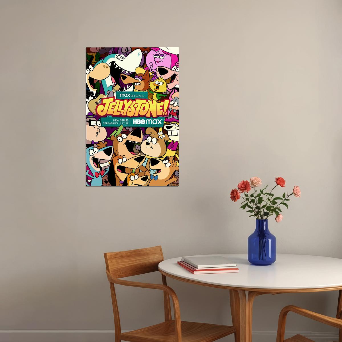 Jellystone Movie Animation Aciton Comedi Poster Wall Art Print Home Wall Decor - xonomax