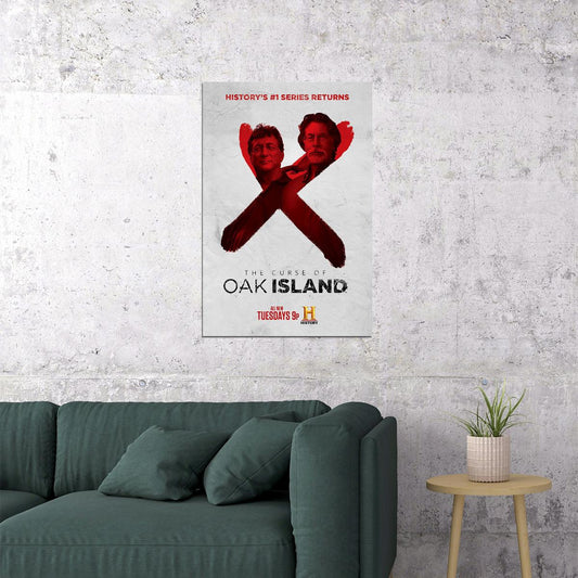 The Curse Of Oak Island Movie Documentary Reality Poster Wall Art Print Home Wall Decor - xonomax