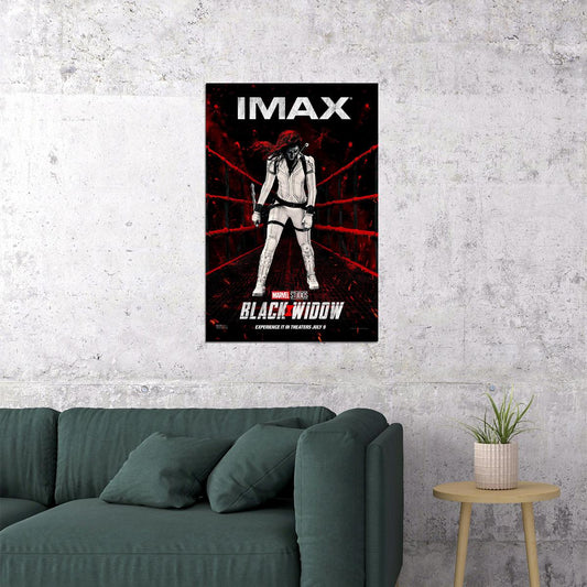 Black Widow Movie Fighting Warriors Action War Poster Wall Art Print Home Wall Decor - xonomax