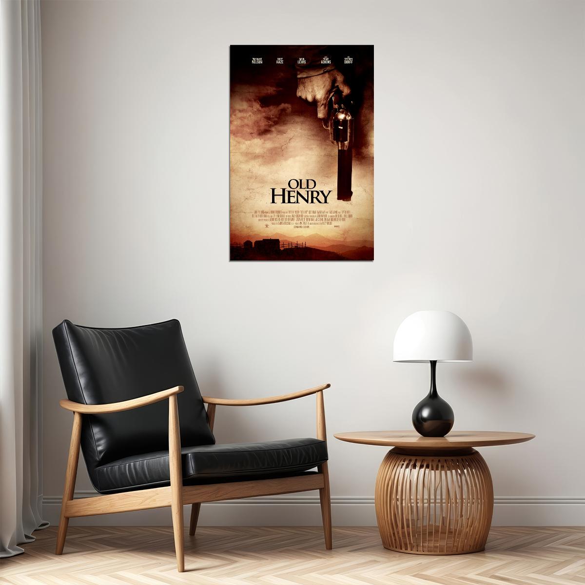 Old Henry Movie Thriller Action Poster Wall Art Print Home Wall Decor - xonomax