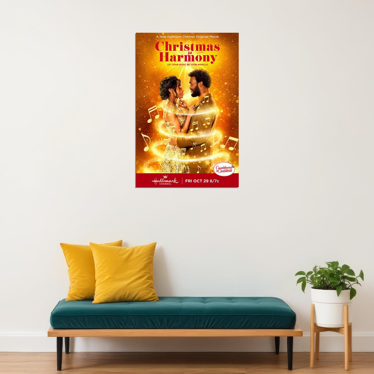 Christmas In Harmony Movie Romantic Drama Poster Wall Art Print Home Wall Decor - xonomax