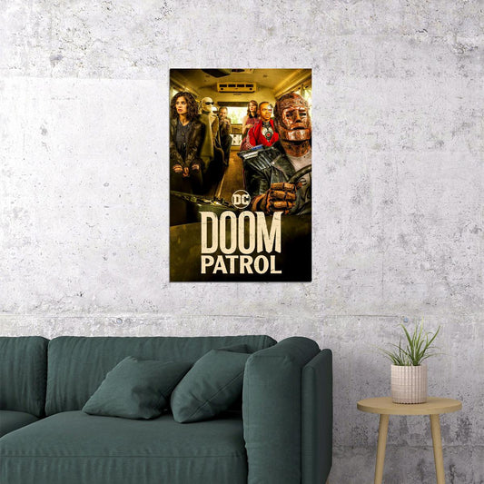 Doom Patrol Full Character Movie Action Poster Wall Art Print Home Wall Decor - xonomax