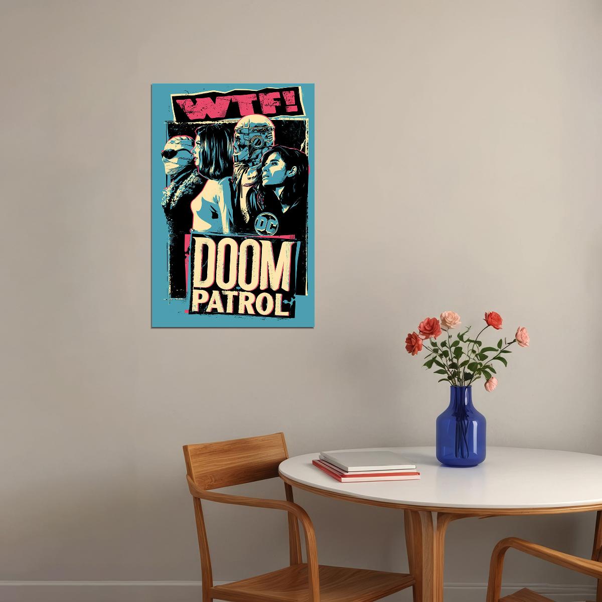 Doom Patrol Full Character Movie Comedy Poster Wall Art Print Home Wall Decor - xonomax