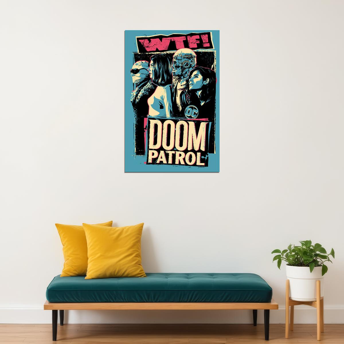 Doom Patrol Full Character Movie Comedy Poster Wall Art Print Home Wall Decor - xonomax
