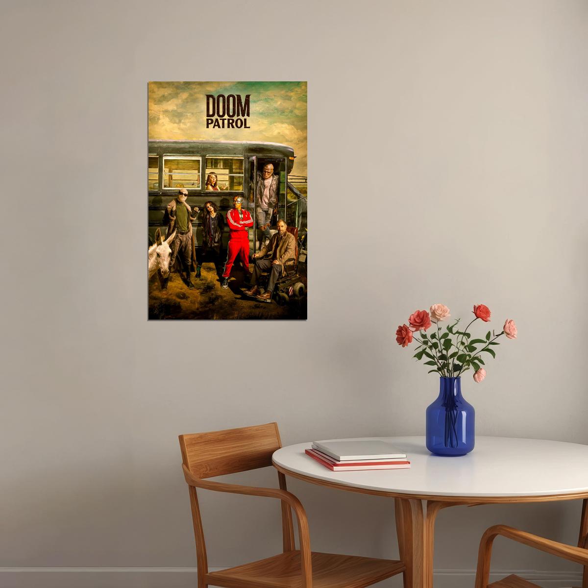 Doom Patrol Full Character Movie Adventure Poster Wall Art Print Home Wall Decor - xonomax