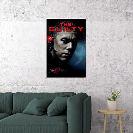 The Guilty Movie Drama Crime Thriller Poster Wall Art Print Home Wall Decor - xonomax