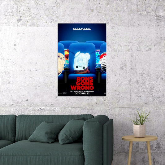 Ron's Gone Wrong Movie Comedy Animation Poster Wall Art Print Home Wall Decor - xonomax