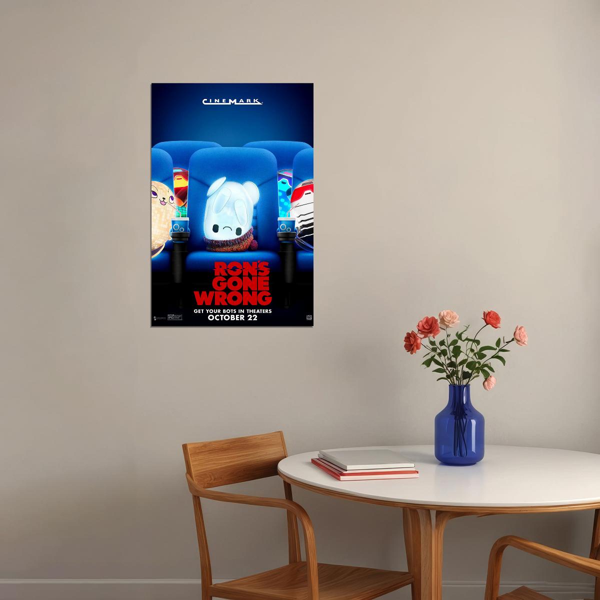 Ron's Gone Wrong Movie Comedy Animation Poster Wall Art Print Home Wall Decor - xonomax