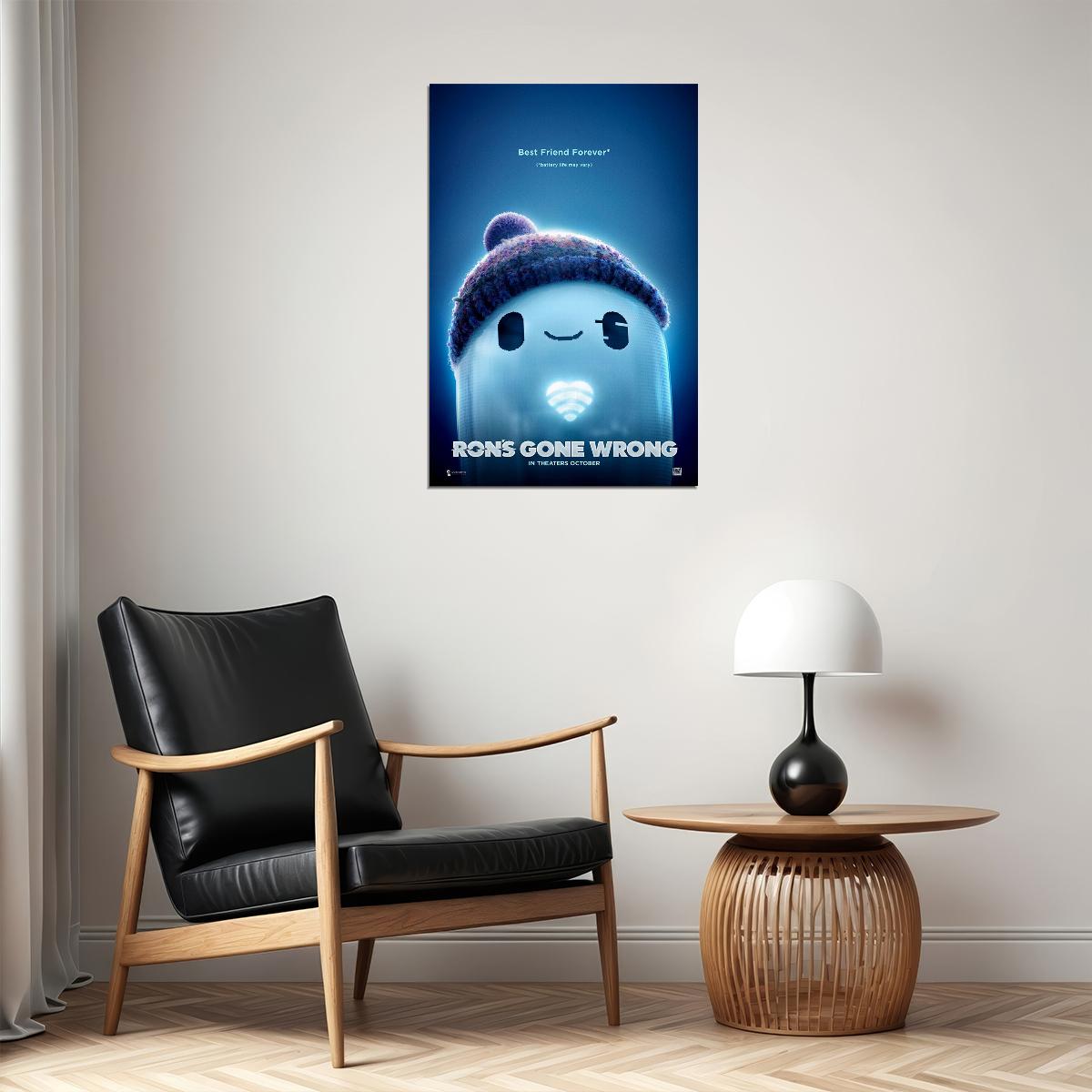 Ron's Gone Wrong Movie Animation Comedy Poster Wall Art Print Home Wall Decor - xonomax