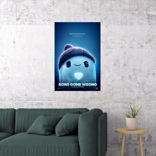 Ron's Gone Wrong Movie Animation Comedy Poster Wall Art Print Home Wall Decor - xonomax