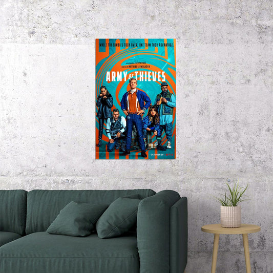 Army Of Thieves Movie Comedy Action Crime Poster Wall Art Print Home Wall Decor - xonomax