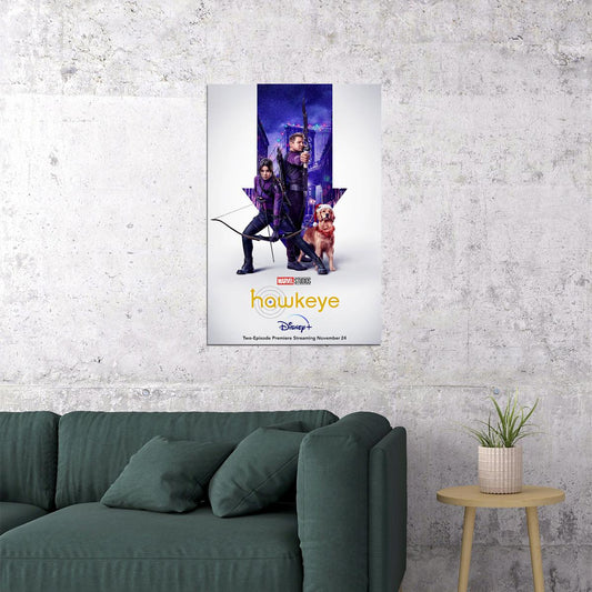 Hawkeye Movie Action Adventure Poster Wall Art Print Home Wall Decor - xonomax