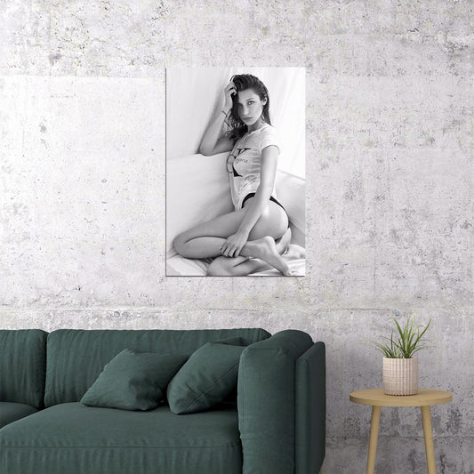 Bella American Woman Model Attractive Woman Poster Wall Art Print Home Wall Decor - xonomax