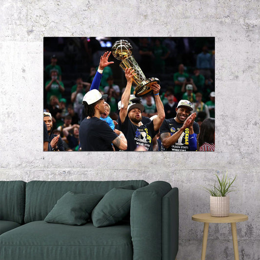 Curry Finals Golden State Warrior Champ Celebration Poster Wall Art Print Home Wall Decor - xonomax