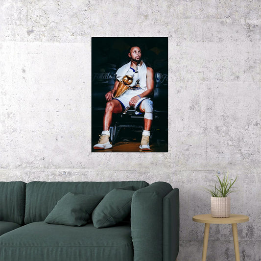 Curry Playoff Finals Mvp Golden State Warriors 2022 Poster Wall Art Print Home Wall Decor - xonomax